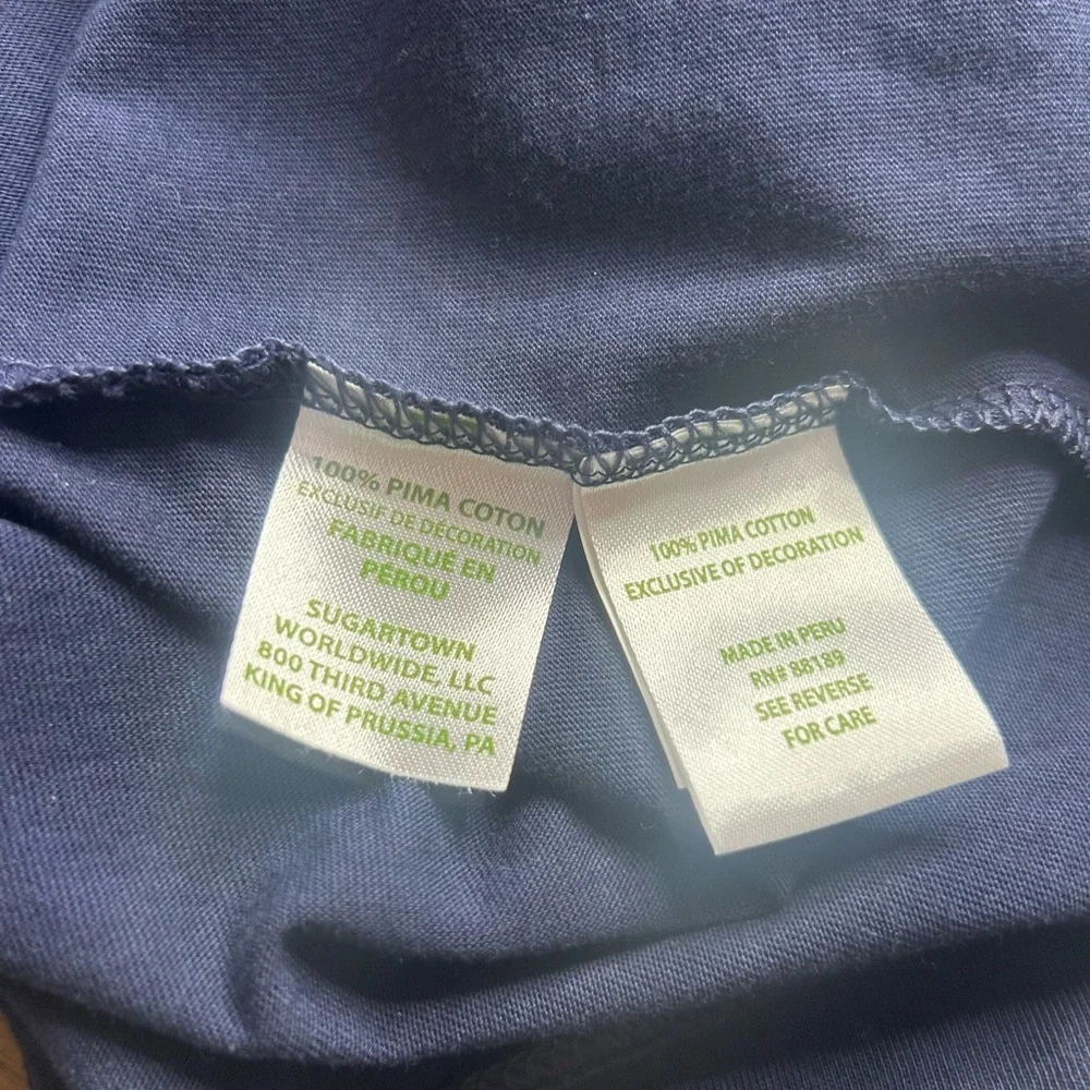 NWT Lilly Pulitzer Brewster Dress True Navy Sz M Nautical Resortwear Cruise - Picture 7 of 10